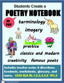 POETRY UNIT for a Poetry Notebook