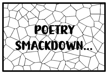 POETRY SMACKDOWN... Poetry Month Activity, Poetry Coloring Pages