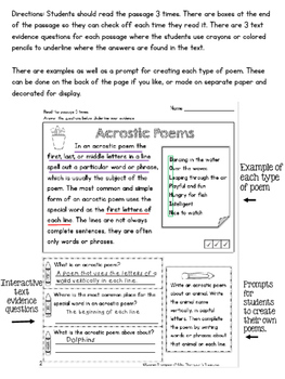definition of narrative poem using textual evidence