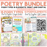 National Poetry Month Poem Writing Activities Poem Types P