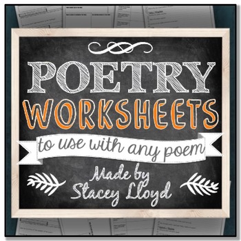 Preview of POETRY GRAPHIC ORGANIZERS {for any poem}
