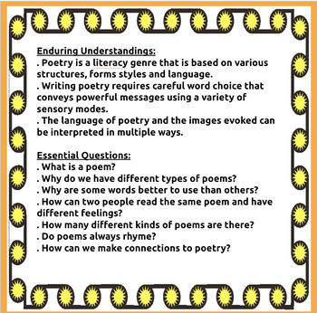 POETRY: ALL-INCLUSIVE READING & WRITING UNIT FOR PRIMARY GRADES