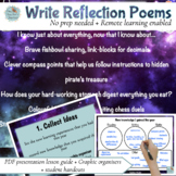 POETRY WRITING lesson plan for End of Year REFLECTION POEM