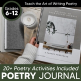 Poetry Unit for Writing Poetry Elements & Analysis GRADES 