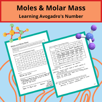 Preview of POGIL Moles & Molar Mass - Unit Analysis with Avogadro's Number