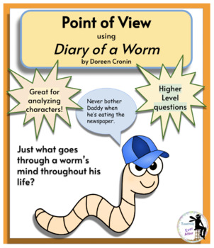 Preview of POINT of VIEW Questions for Diary of a Worm 