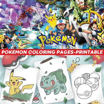 Preview of Pokemon Coloring Pages - Pokemon Printable