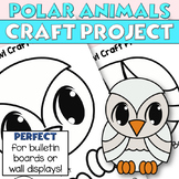 POLAR ANIMALS SNOWY OWL Printable Craft Project