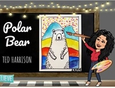 POLAR BEAR art lesson, artist Ted Harrison, VIDEO demo edi