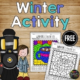 Hot Cocoa Color by Number Activity NO PREP Fun for Winter