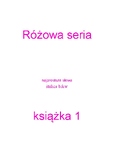 POLISH Montessori PINK SERIES - first words book (1) italics b&w
