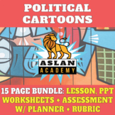 POLITICAL CARTOONS BUNDLE — Multi-Product Package for Teac