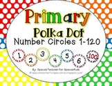 Primary POLKA DOT Number Circles 1-120