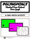 GRAPHING POLYNOMIAL FUNCTIONS - CARD MATCHING ACTIVITY