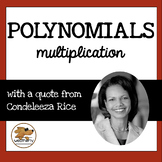 POLYNOMIALS - multiplying / BLACK HISTORY