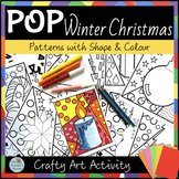 POP ART Christmas Winter Sub activities, early finishers o