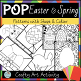 POP ART Easter Spring Sub activities, early finishers or e