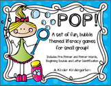 POP! Bubble Themed Literacy Activities