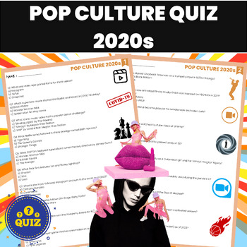 Preview of POP CULTURE 2020s Trivia Quiz