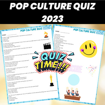 Preview of Pop Culture 2023 Trivia Quiz
