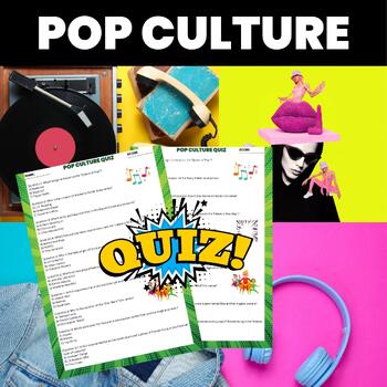 Preview of Pop Culture Trivia Quiz