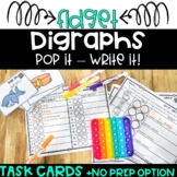 POP IT! Beginning DIGRAPHS Fidget Bubble Poppers |POP IT WRITE IT