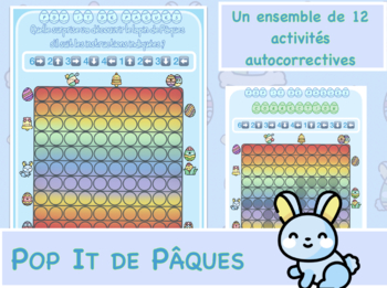 Preview of POP IT DE PÂQUES - Programmation