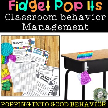 Preview of POP IT! Fidget Bubble Poppers Positive classroom behavior Management Bundle