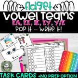 POP IT! Vowel Teams EA, EE, IE, EY Y Fidget Bubble Poppers