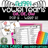 POP IT! Vowel Teams OA, OE, OW Fidget Bubble Poppers |POP 