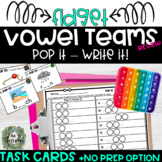 POP IT! Vowel Teams Review Fidget Bubble Poppers |POP IT WRITE IT