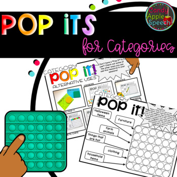 Preview of POP ITS: for Categories! (Square)