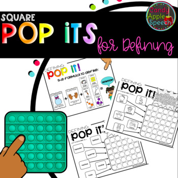 Preview of POP ITS: for Defining! (Square)