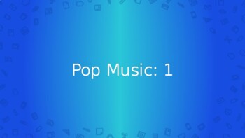 Preview of POP STYLE and WRITING MUSIC (Distance Learning, Sub, Digital)