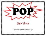 POP Sight Word Game
