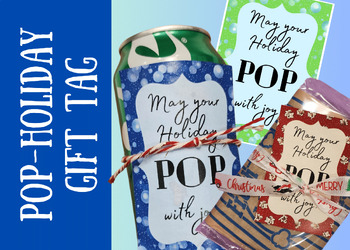 Preview of POP Themed - Holiday Gift Tags