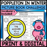 POPPLETON IN WINTER Book Activities DIGITAL and PRINTABLE