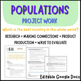 POPULATIONS - Project Work: Research + product production 