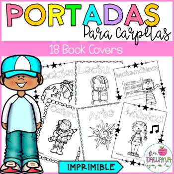 Portadas para Carpetas | Binder Covers in Spanish by Sra Tatiana