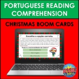 PORTUGUESE Reading Comprehension BOOM CARDS: CHRISTMAS (O NATAL)