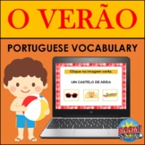 PORTUGUESE SUMMER VOCABULARY: O VERÃO BOOM CARDS
