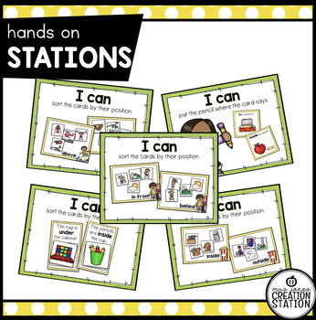 positional words math activities for preschool prek and kindergarten