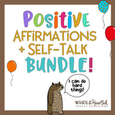POSITIVE AFFIRMATION BUNDLE! Positive Self-Talk Tags, Deco