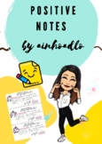POSITIVE NOTES! (ESP AND ENG)