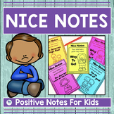 Positive Behavior Notes Parent Communication Form Positive