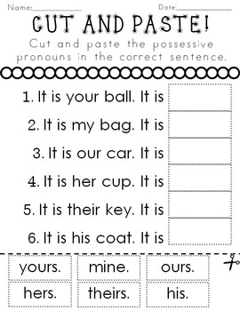 Possessive Pronouns: Lesson for Kids - Lesson