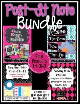 Preview of POST-IT BUNDLE {Templates to Hold Their Thinking}