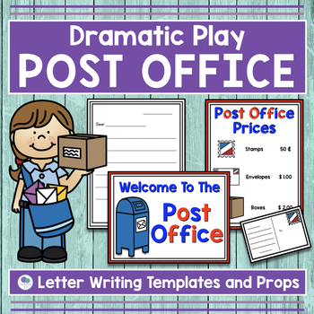 Preview of Post Office Dramatic Play Letter Writing Center For Kindergarten And First Grade