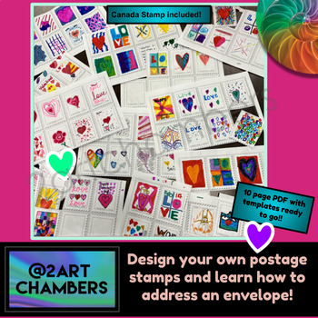 Preview of POSTAGE STAMP DESIGN FUN!