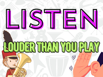 Preview of POSTER - Listen Louder Than You Play